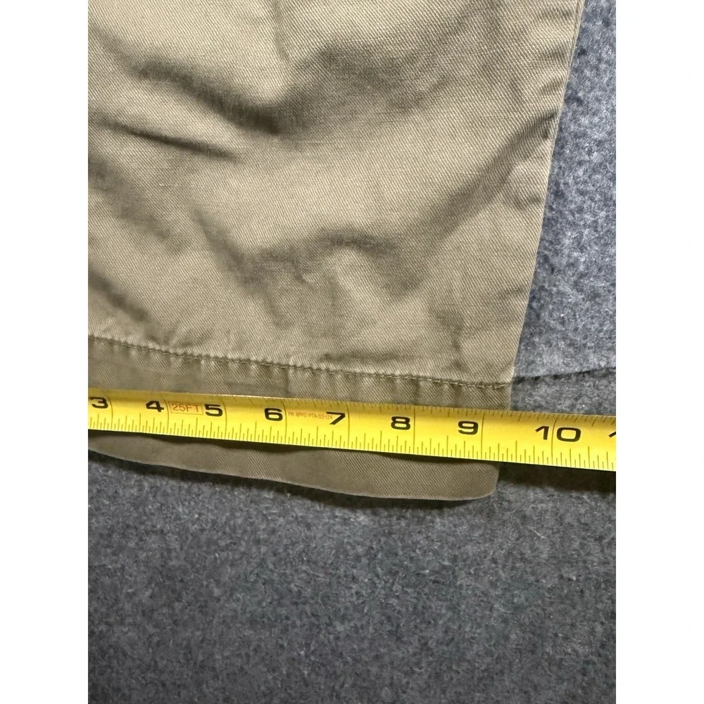 Calvin Klein Jeans Women's Beige Cotton-Linen Blend Drawstring Capri  Size 10